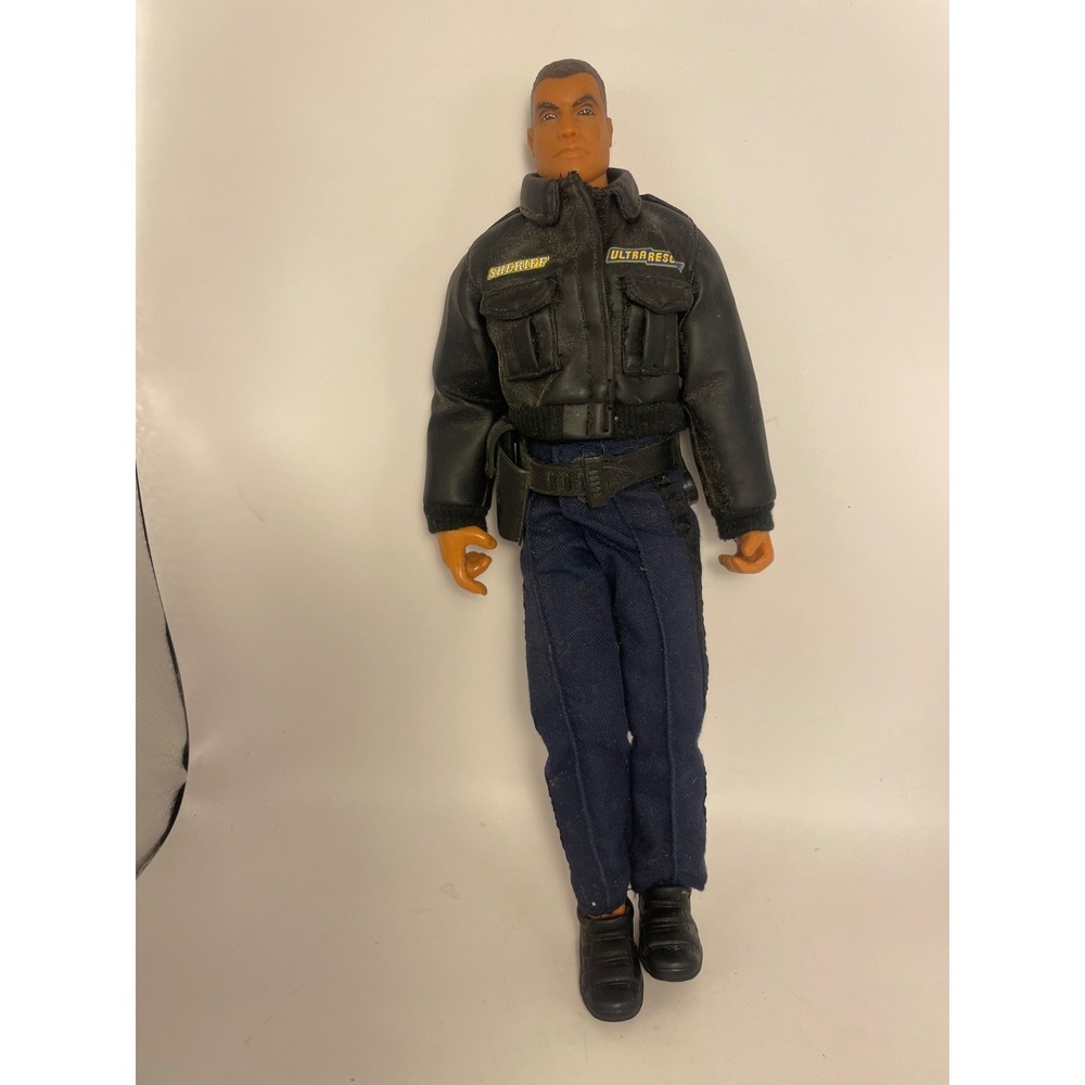 Vtg‎ 11" Policeman Action Figure 1999 lanard toys